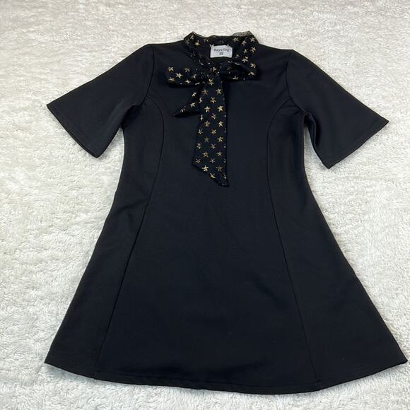 Raye tog gold star scarf mini dress, size xs - Picture 3 of 9